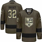 Glued Los Angeles Kings #32 Kelly Hrudey Green Salute to Service NHL Jersey,baseball caps,new era cap wholesale,wholesale hats